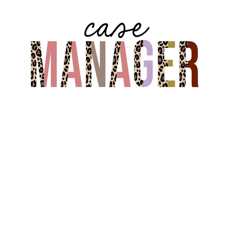 Case Manager Leopard Print Funny