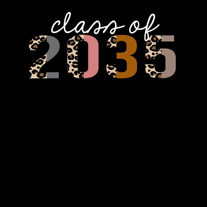 classe de 2035 Leopard Print Funny Gift