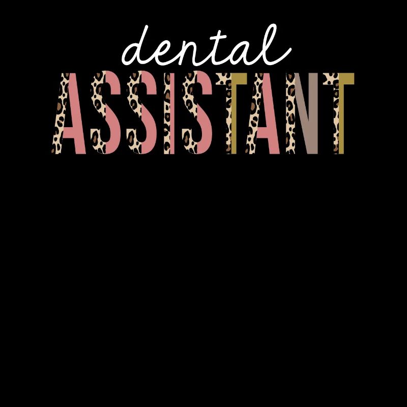 Dental Assistant Leopard Print Funny Gift