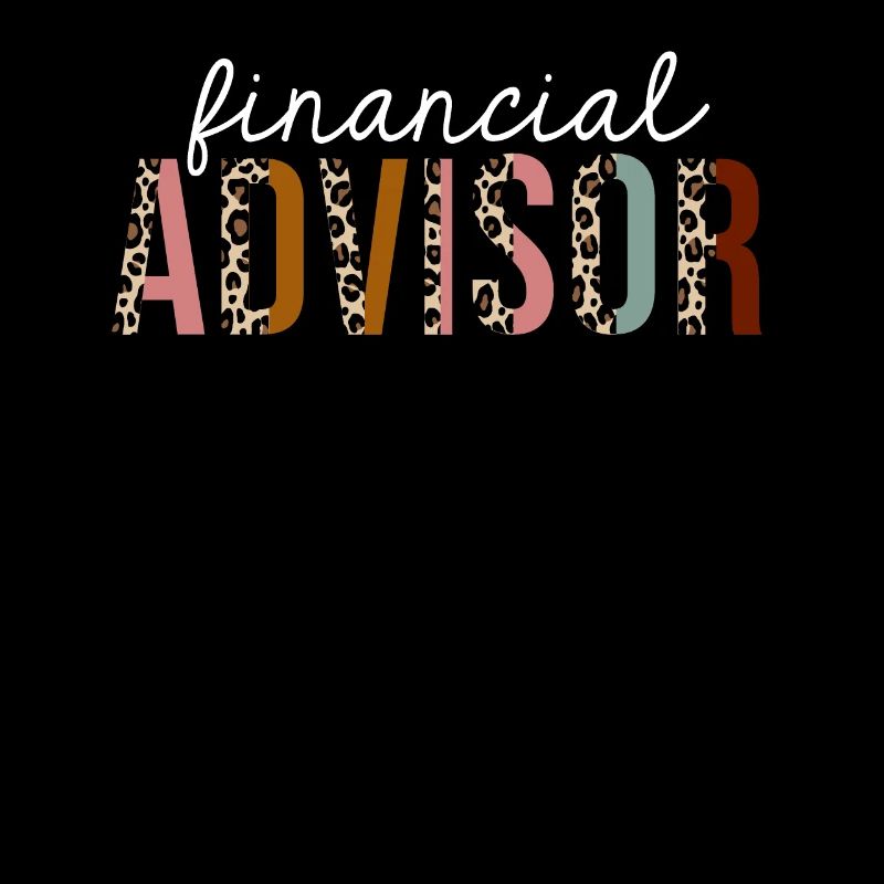 Financial Advisor Leopard Print Funny Gift
