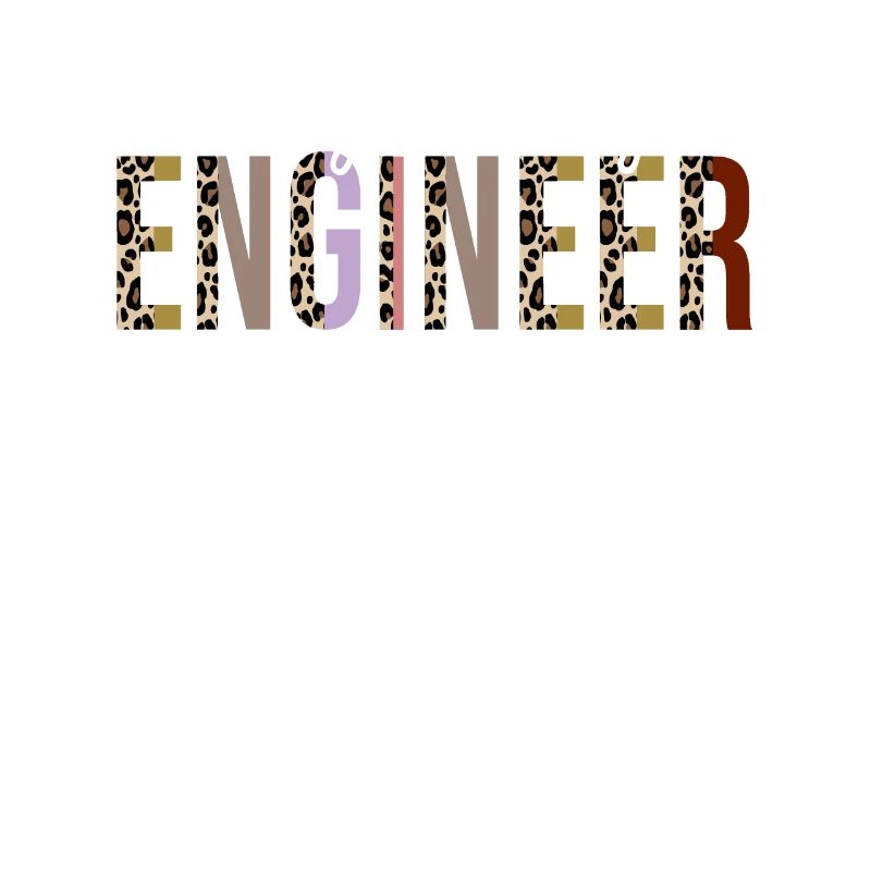 Highway Engineer Leopard Print Funny Gift