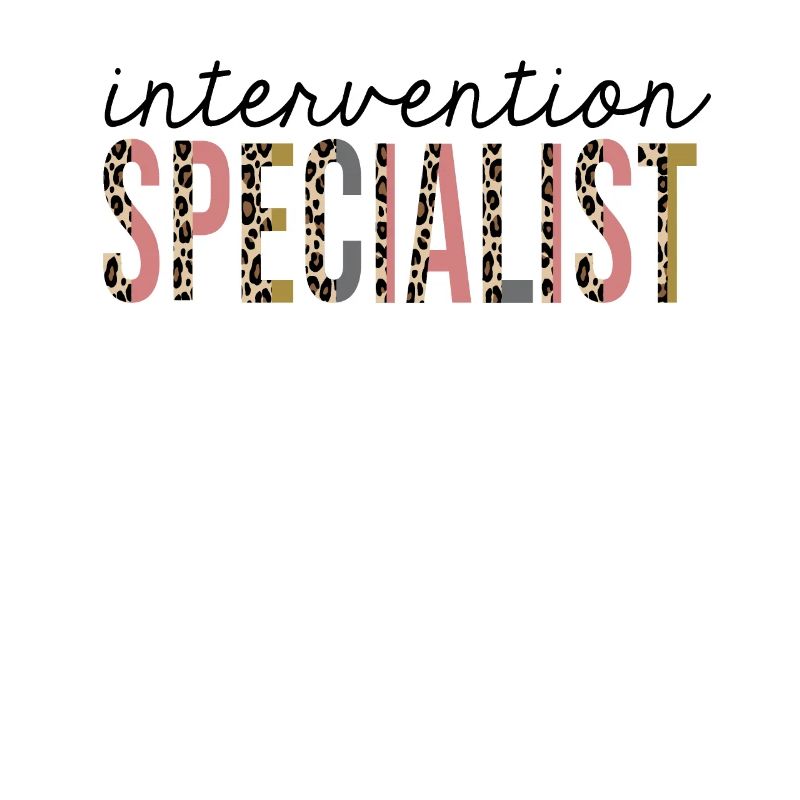Intervention Specialist Leopard Print Funny