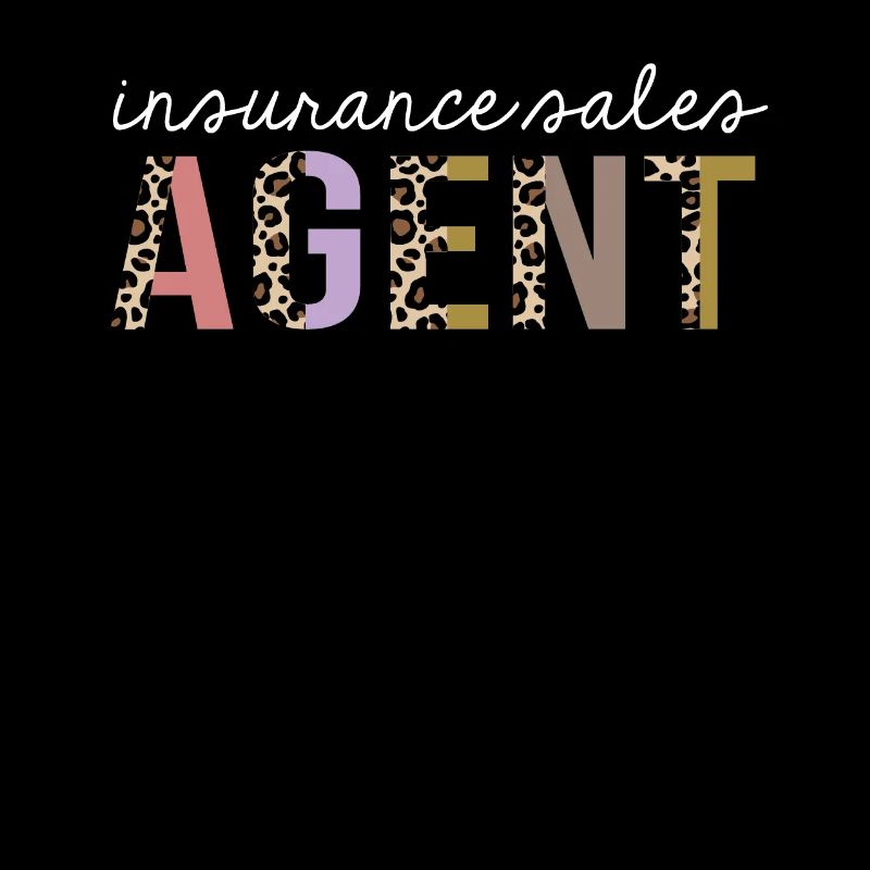 Insurance Sales Agent Leopard Print Funny Gift