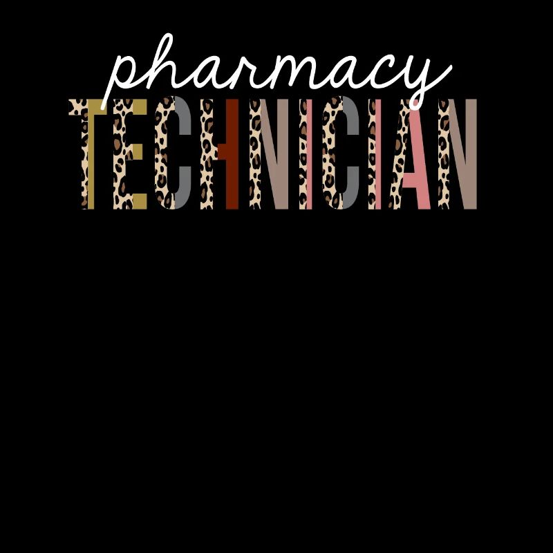 Pharmacy Technician Leopard Print Funny Gift