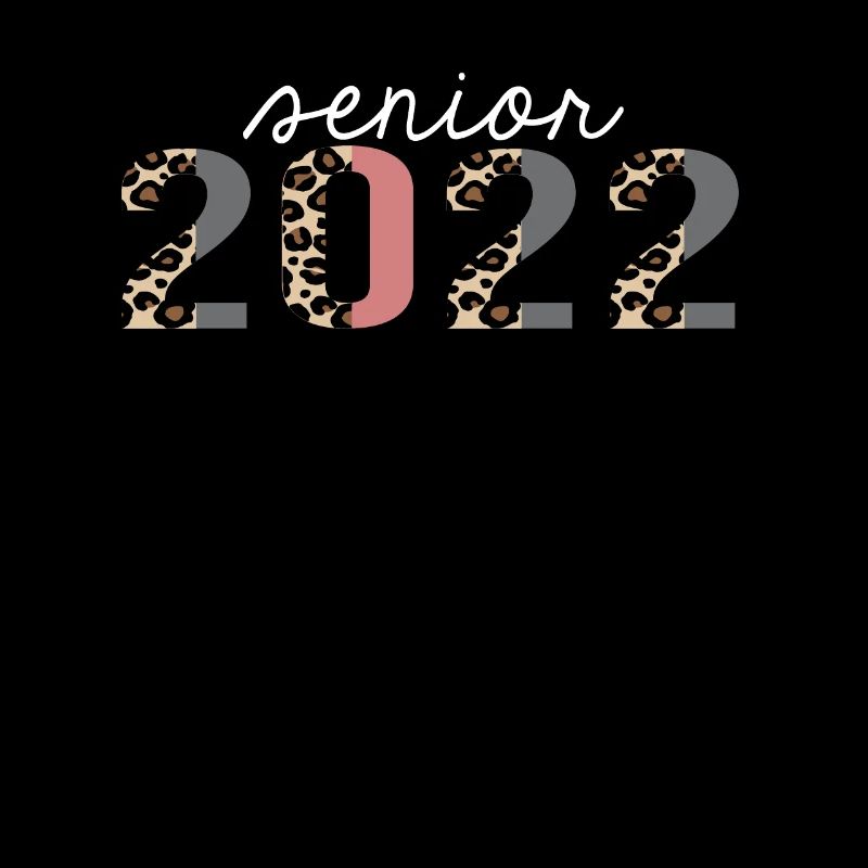 senior 2022 Leopard Print Funny Gift