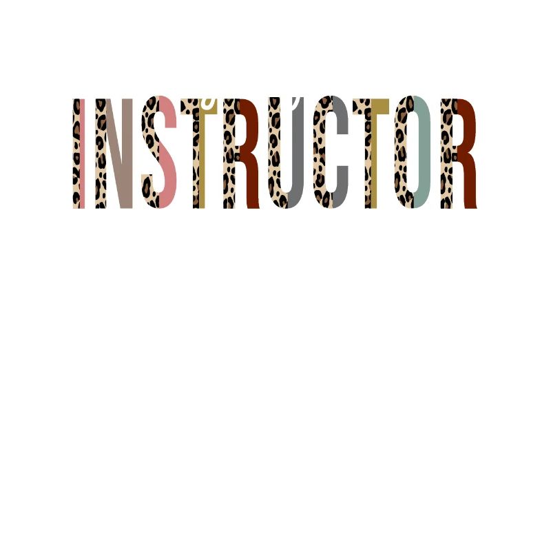 Yoga Instructor Leopard Print Funny Gift