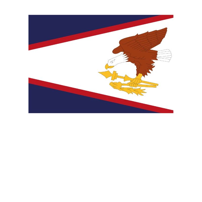 Drapeau officiel des Samoa américaines Pays américain
