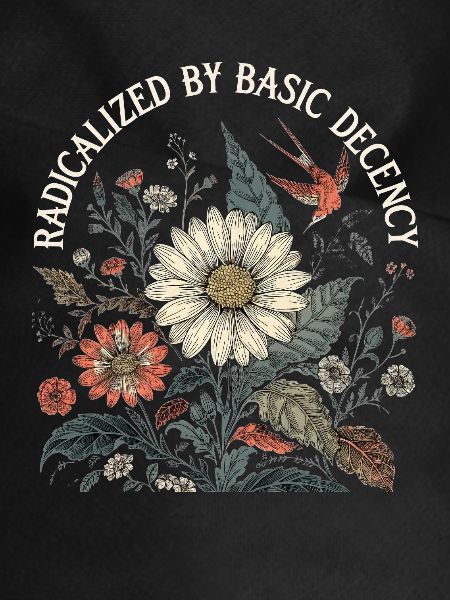 Radicalized By Basic Decency Retro Shirt