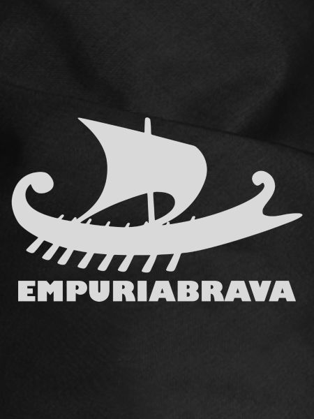 Schiff Empuriabrava/ Schrift hellgrau