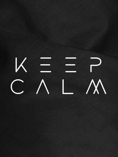KEEP CALM weiss