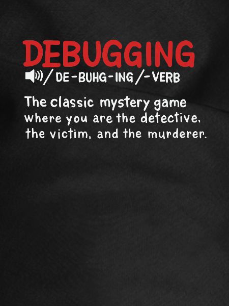 Debugging dictionary styled Definition