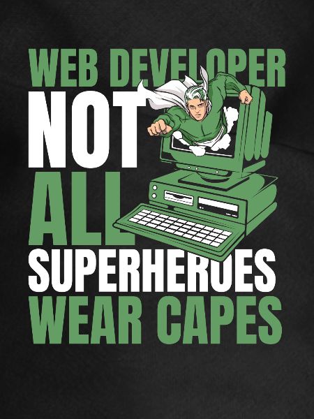 Web Entwickler Webdeveloper Superheld