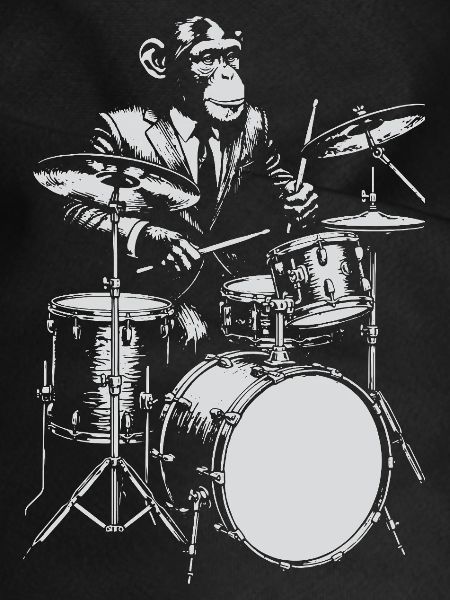 Monkey Jazz Drummer