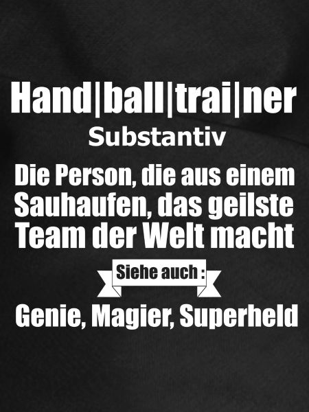Handballtrainer Substantiv