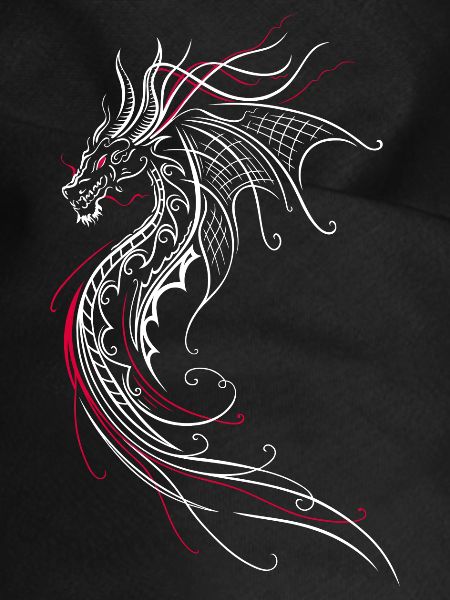 Drache Fantasy Feuerdrache rot
