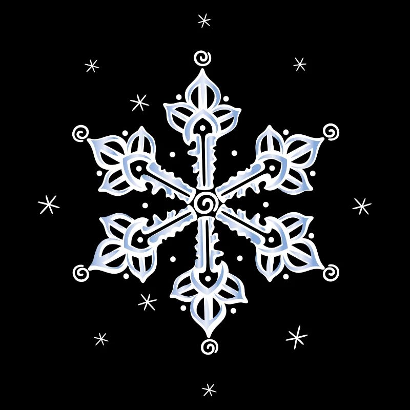 Schneeflocke Eiskristall