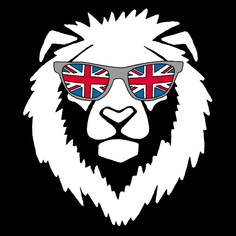 Weißer britischer Löwe