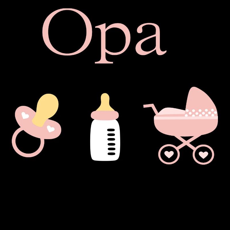 Opa 2026 Geburt Mädchen Vorlage personalisierbar