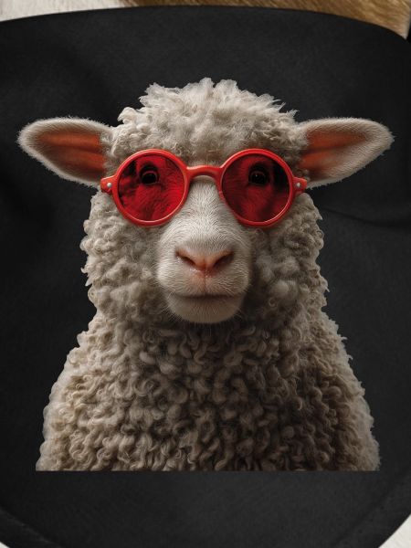 Sheep with sunglasses