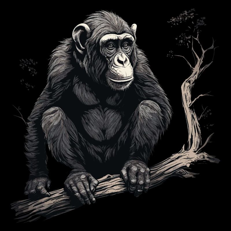 Chimpanzee monkey
