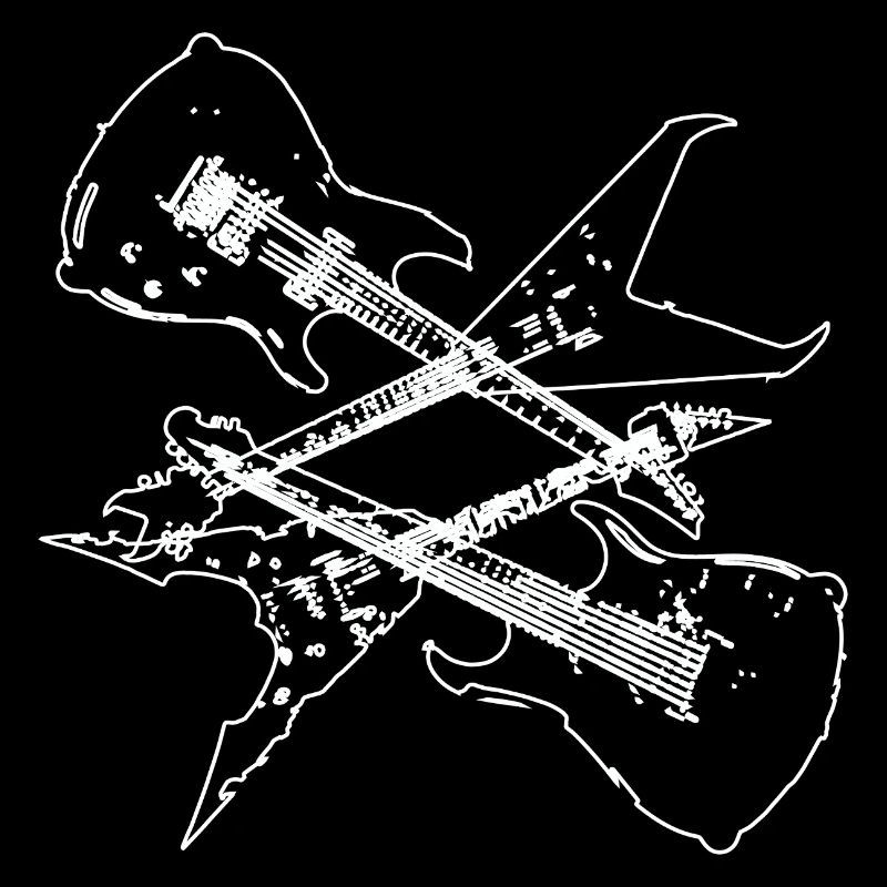 Conception de composition de guitares électriques