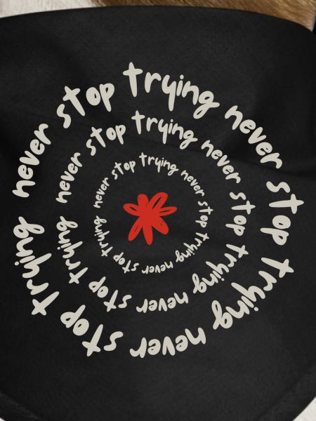 Never stop trying