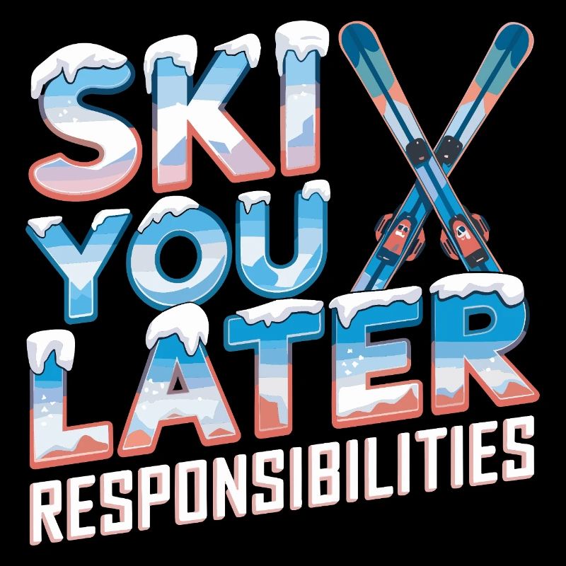 Skier Plus tard Responsabilités Ski amusant