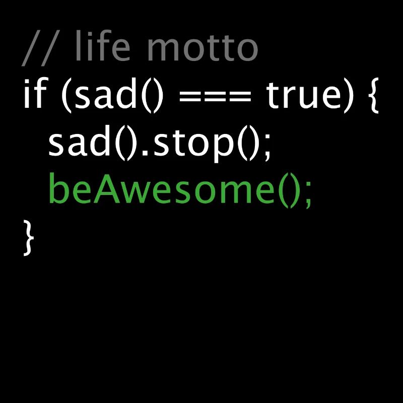 Computer Science Nerd Geek Programmer Life Motto