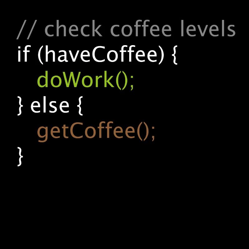 Computer Science Nerd Geek Programmer Coffee Work