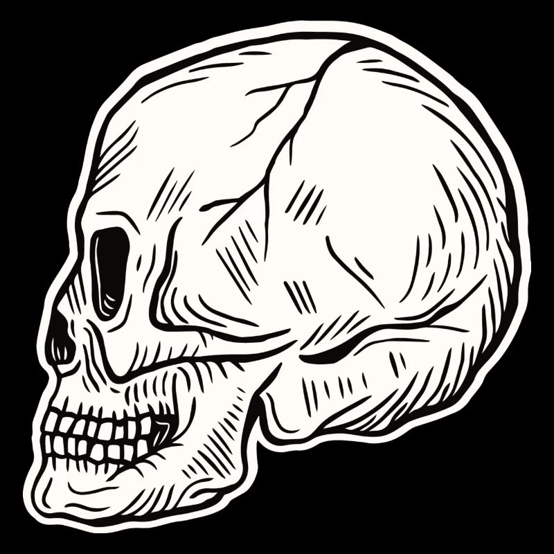 Skull Skeleton Skull Horror Cadeau d’Halloween