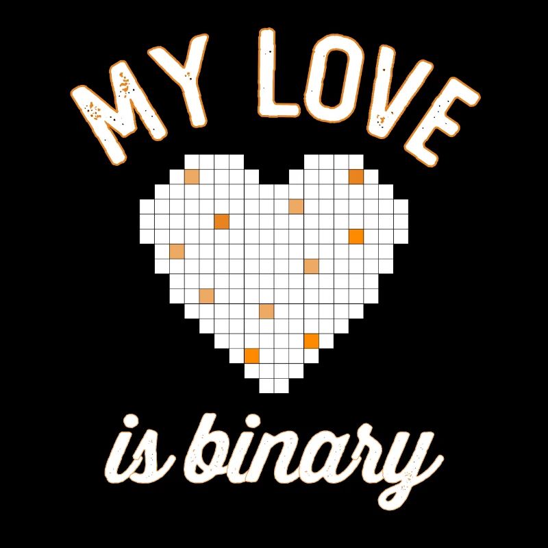 My Love Is Binary Valentinstag Geschenk Liebe