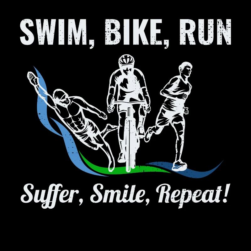 Natation Vélo Course Triathlon Triathlète Athlétisme