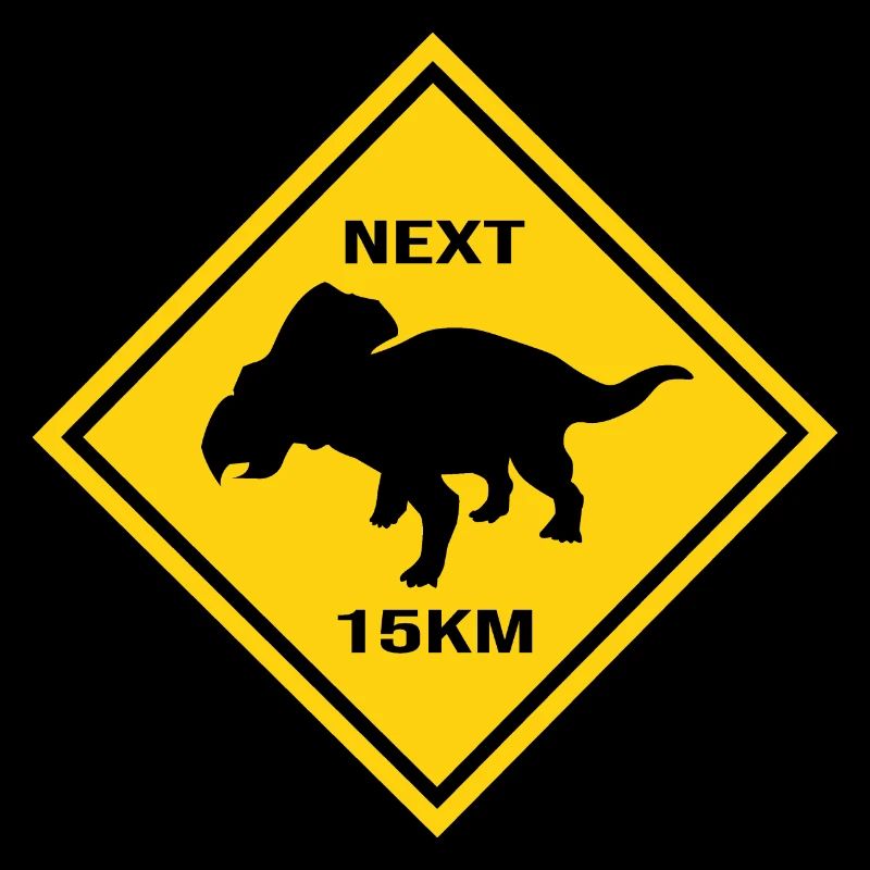 Attention Protoceratops croise le design de la route
