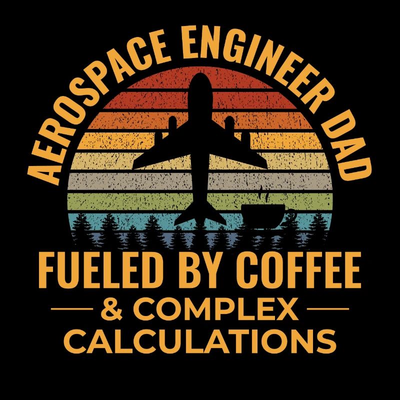 Aerospace Engineer Dad Coffee Plane Airplane