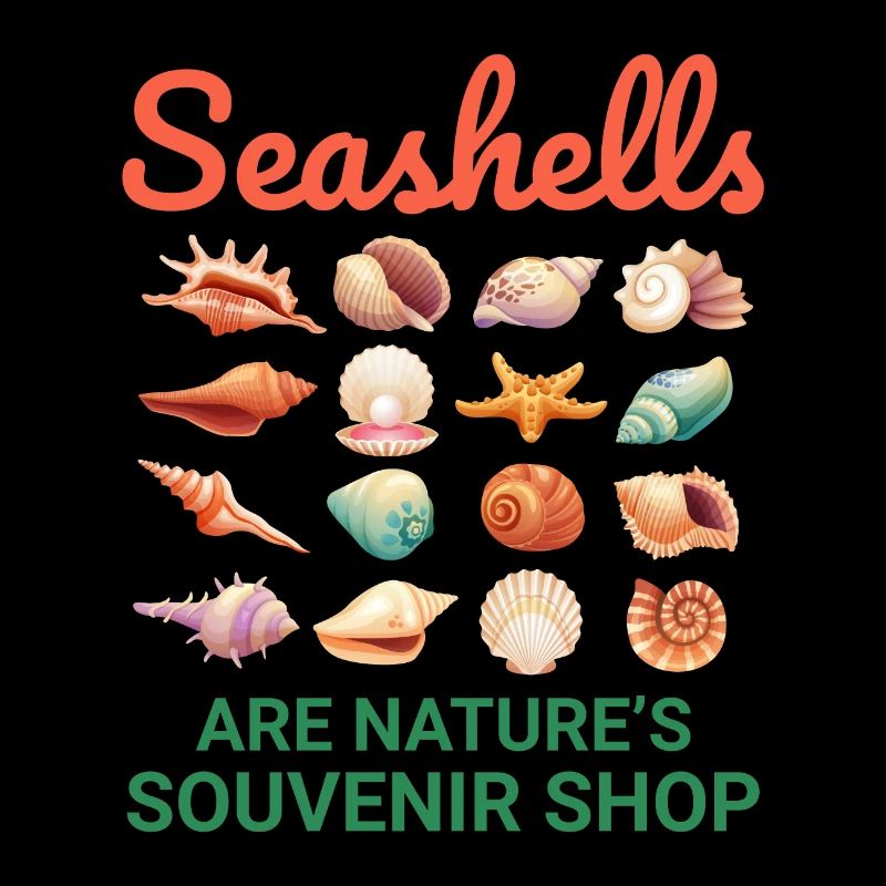 Seashells Collector Beachcomber Sea Shell Ocean