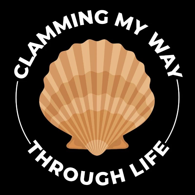 Muschelschalen Sammler Beachcomber Beach