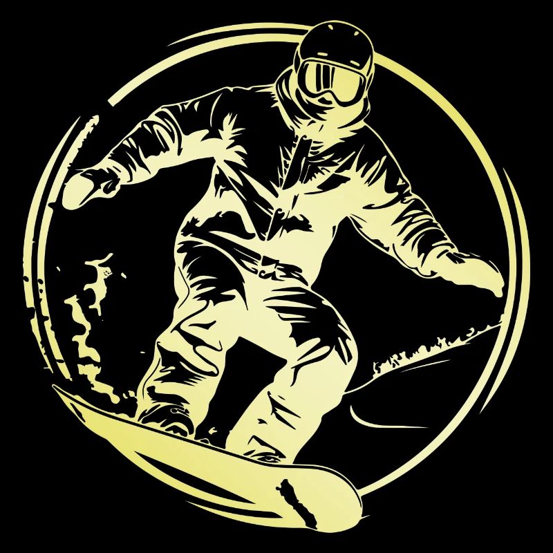 Snowboarding Man