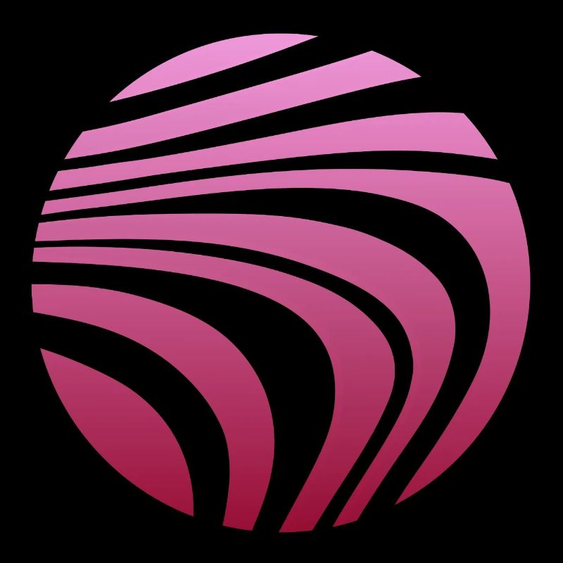 Psychedelic Pattern Pink Gradient