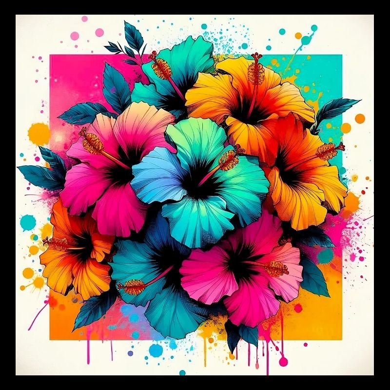 Fleurs d’hibiscus