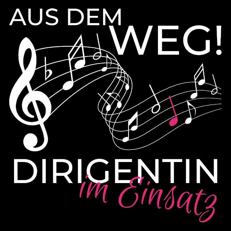 Dirigentin im Einsatz: Aus dem Weg