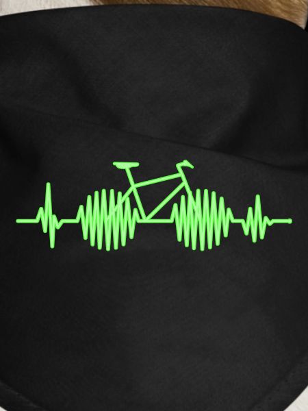 Neon Bicycle Heartbeat
