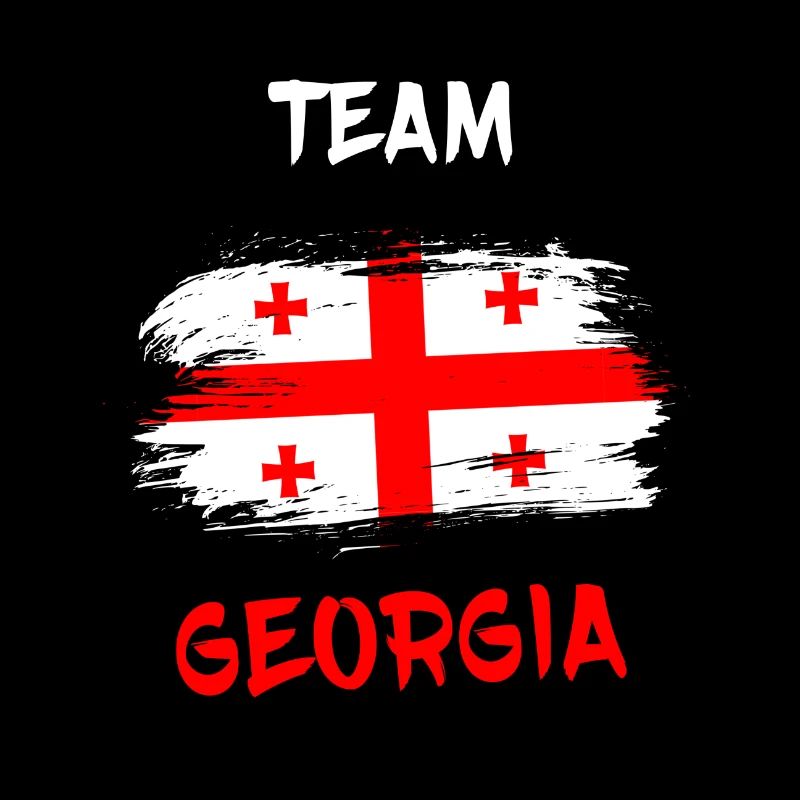 Team Georgien / Geschenk Tiflis Gori Flagge