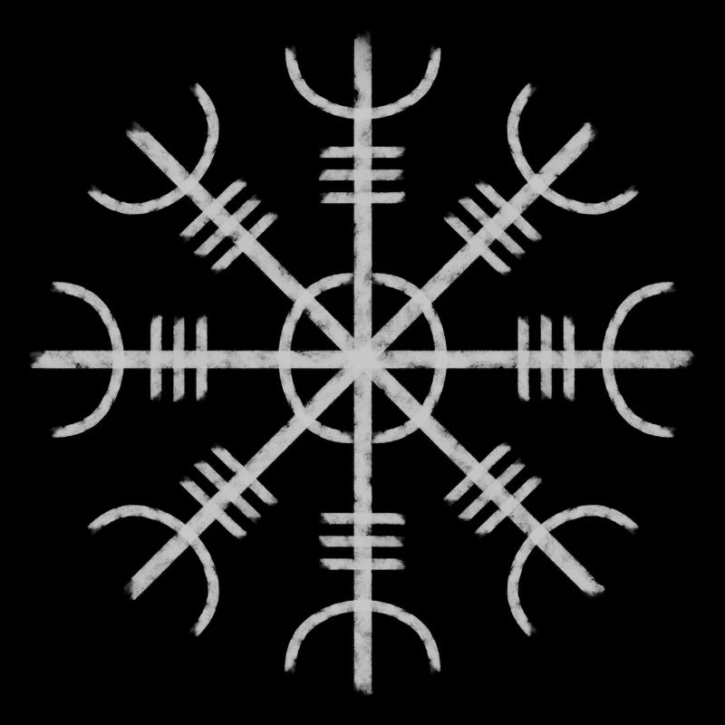 Heaume de awe symbole viking