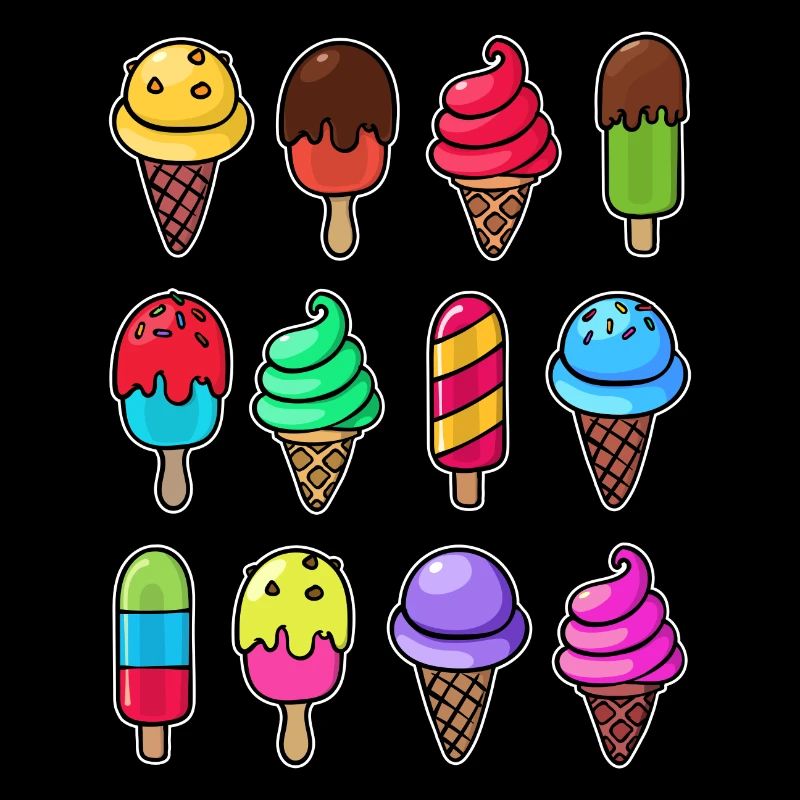 Glace Crème Glacée Snacking Summer Sun Vacation Chilling