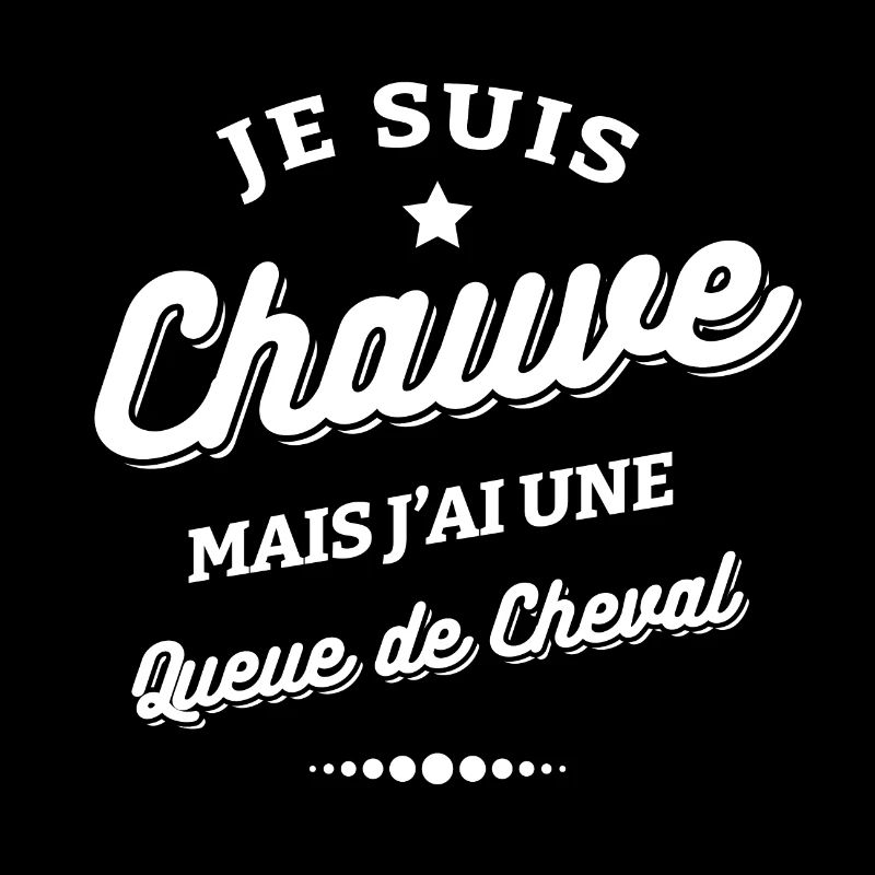 JE SUIS CHAUVE AVEC UNE QUEUE DE CHEVAL