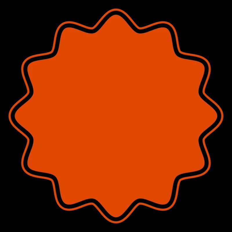 Emblem | Form | Stern runde Ecken (Vectorgraphic)