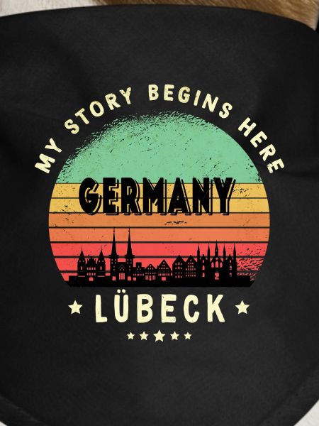 Lübeck Germany Skyline Design