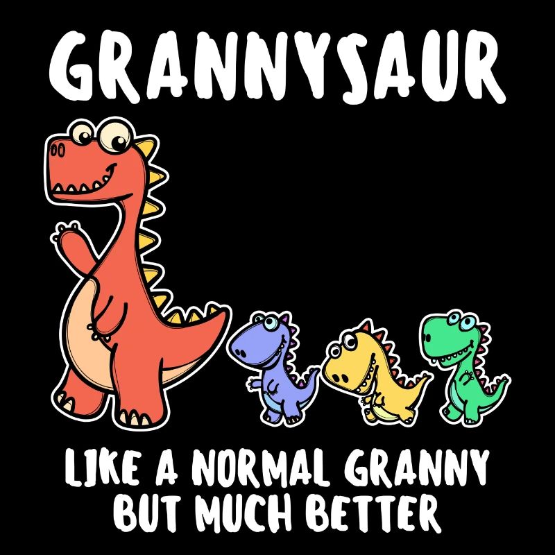 Oma Cool Statement Großmutter Dinosaurier
