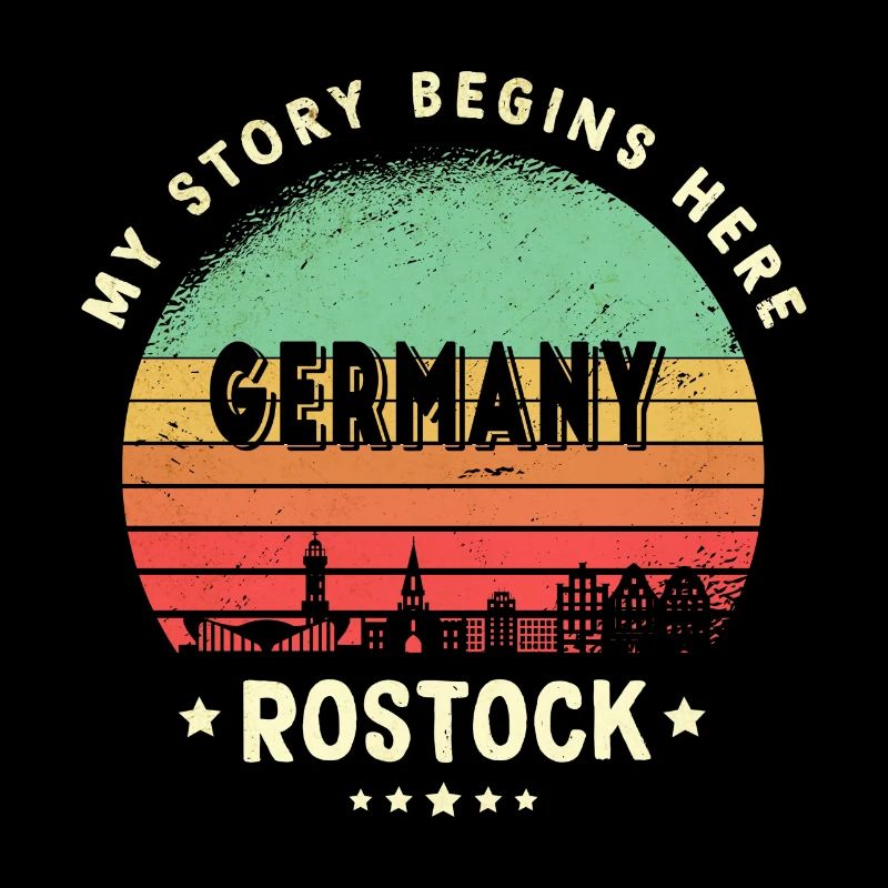 Rostock Germany skyline design