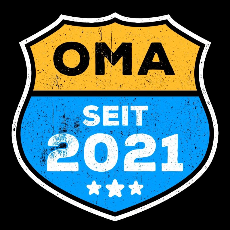 Seniorin Oma Großmutter Statement Ruhestand